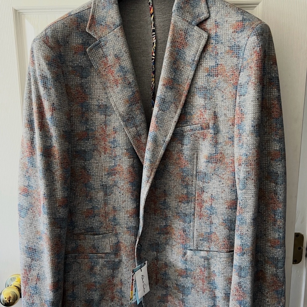 Robert Graham Multicolor Patterned Blazer NWT - image 1